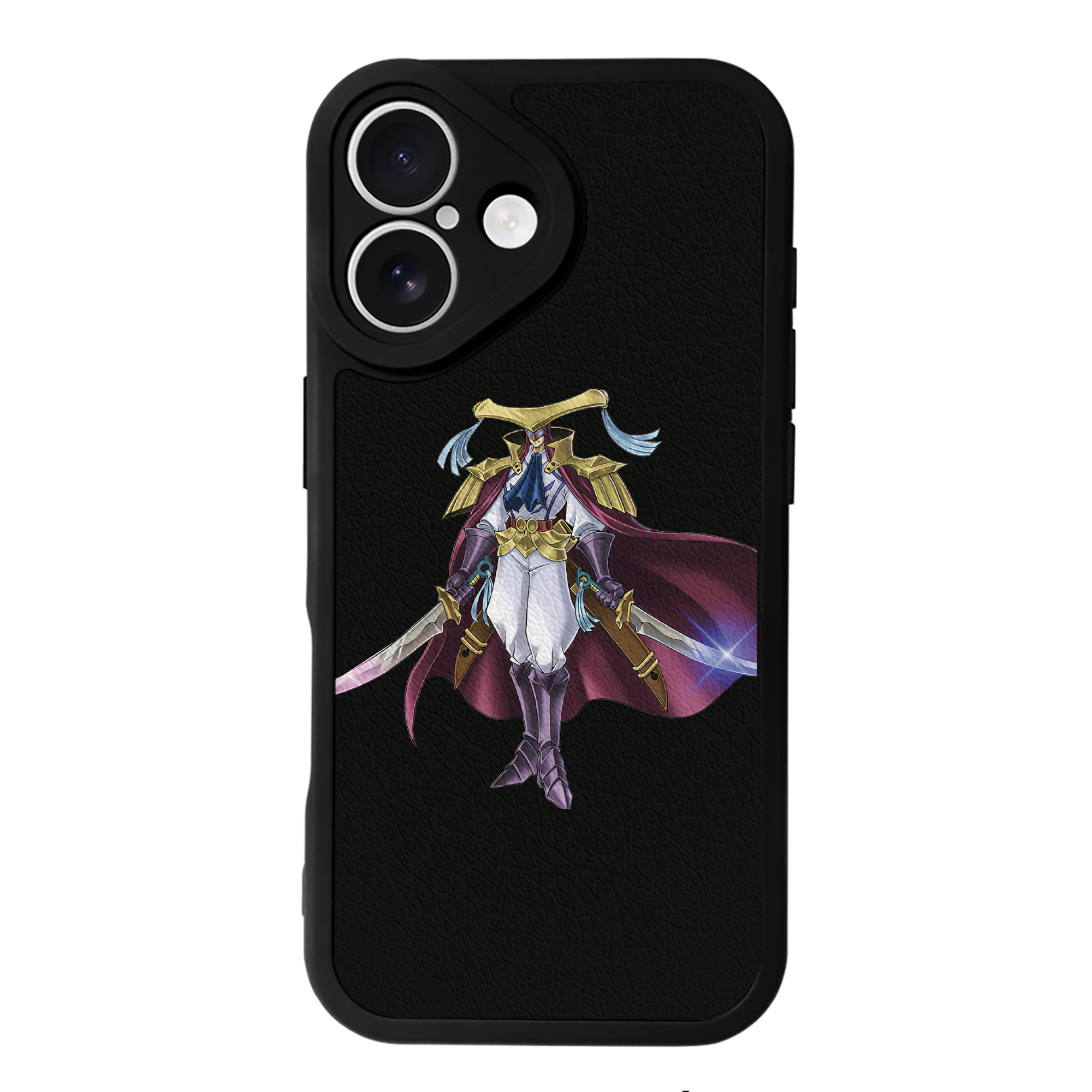 （画像用） 遊☆戯☆王 Yu-Gi-Oh! 【iPhone 16シリーズ対応】シリコンスマホケース（レザー調） 材質：シリコン